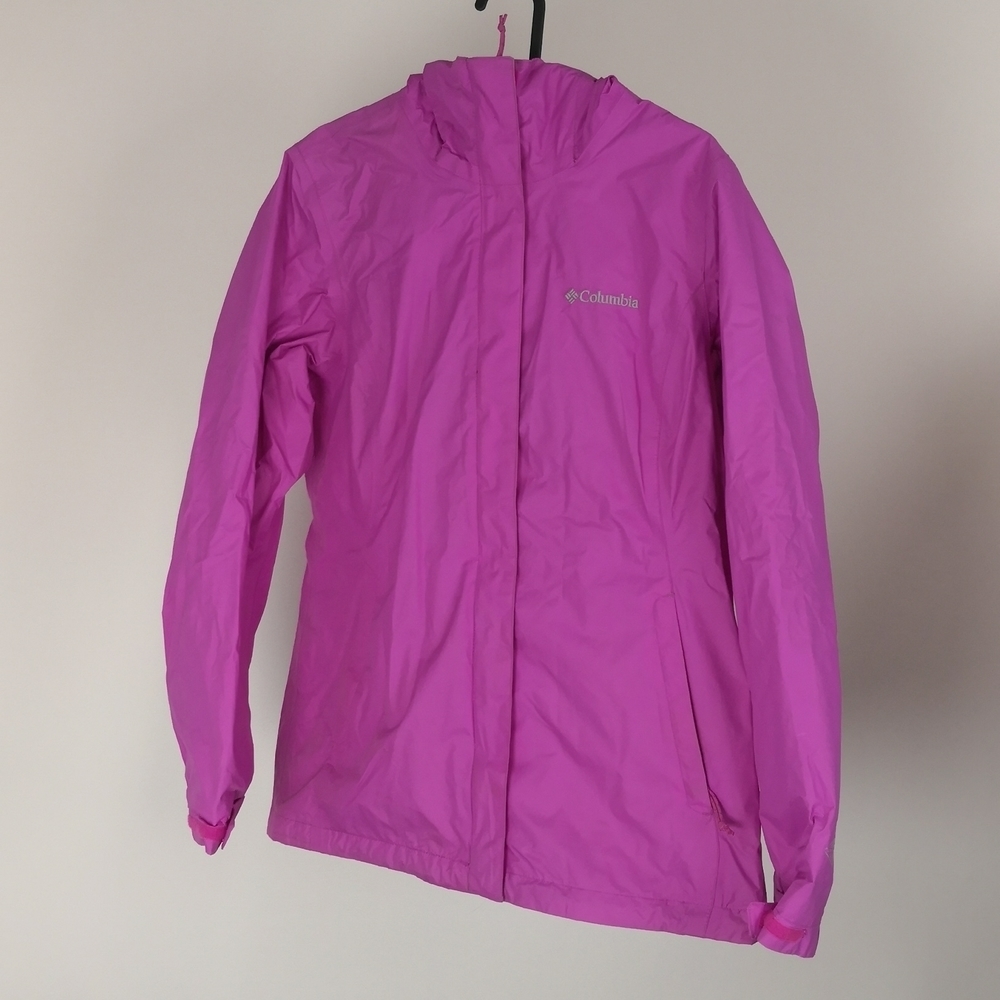 Columbia Women Jacket waterproof winter hoodie Omni-tech sz S breathable